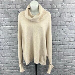 Chelsea28 Women's Cowl Neck Cuffed Sleeves Sweater XXL
